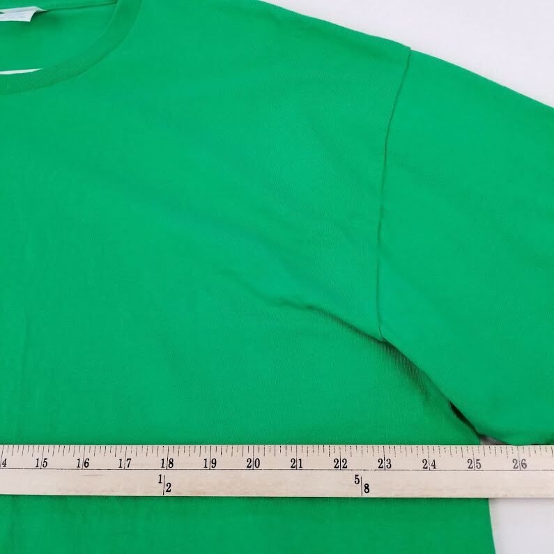 Port & Company T Shirt Men’s 2XL XXL Green Short Sleeve Ring Spun Cotton DIY Tee gallery
