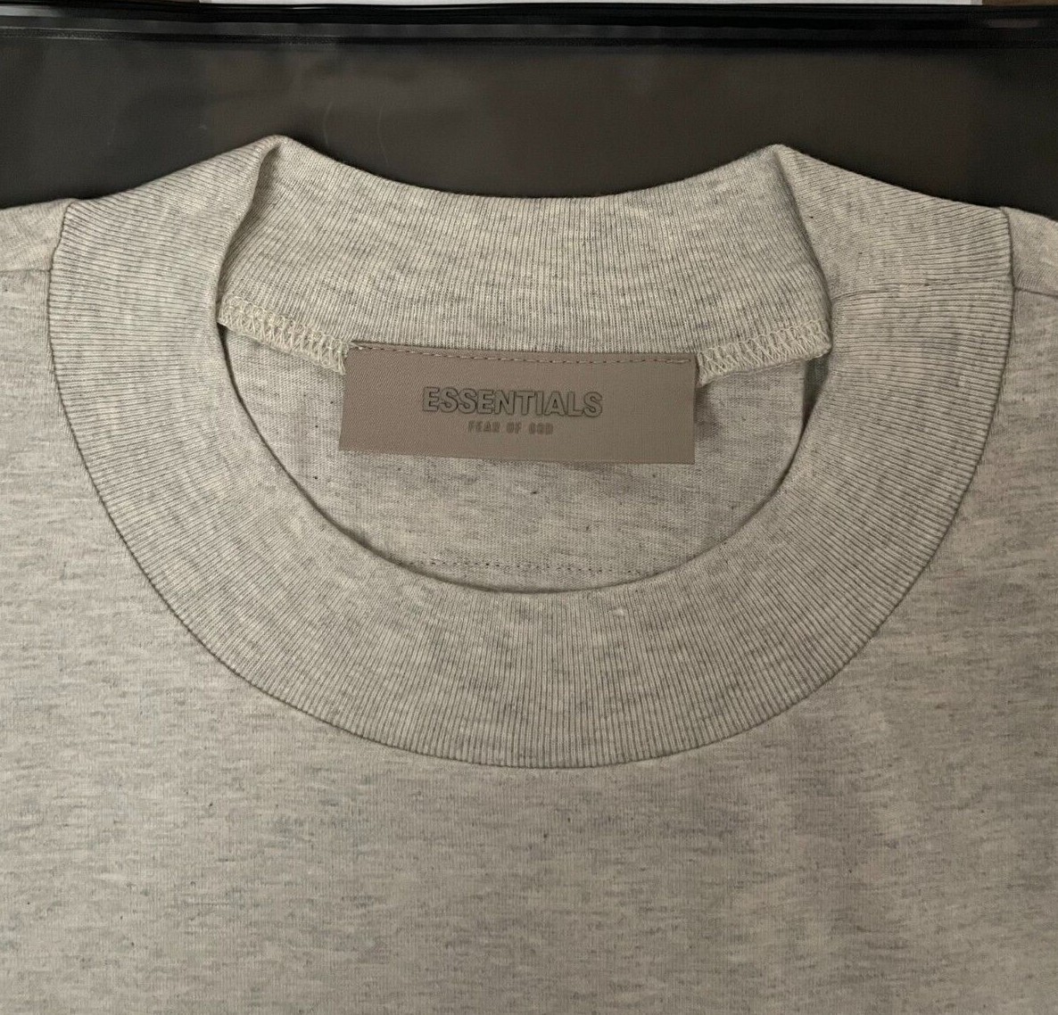 NEW Fear of God Essentials T-Shirt Light Oatmeal Sz XS-XL FREE SHIPPING gallery