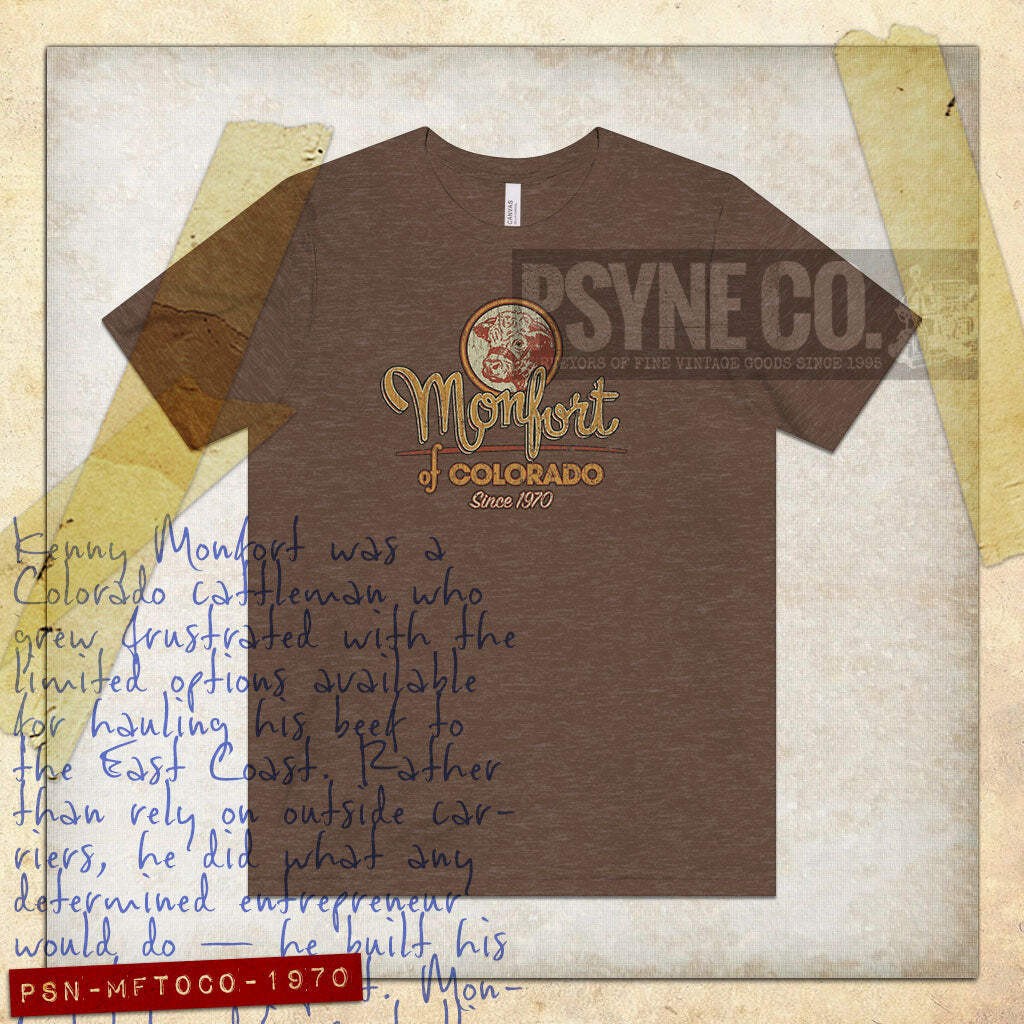 Monfort of Colorado Trucking 1970 Vintage Men's T-Shirt gallery