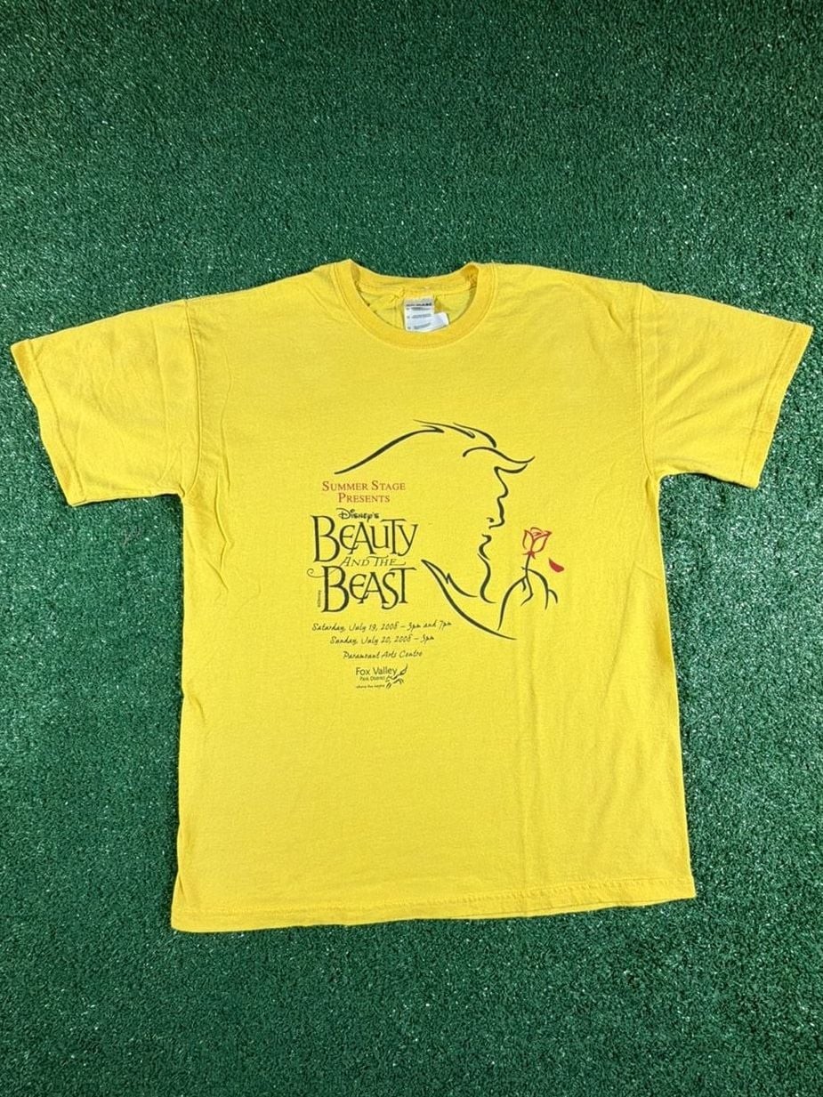 Vintage 2008 Disney's Beauty and the Beast Summer Stage Musical Promo T-Shirt gallery