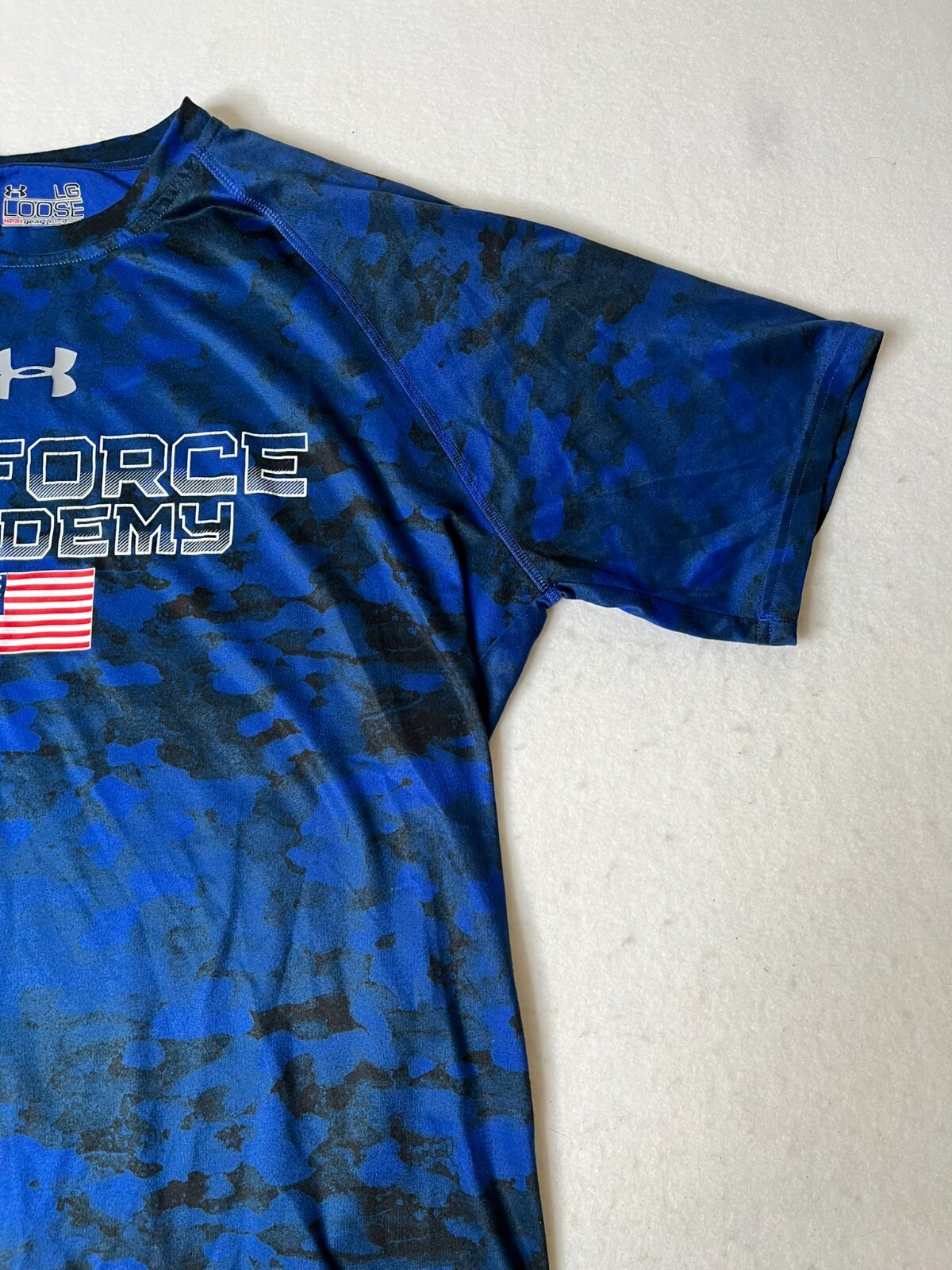Under Armour shirt Mens Large Air Force Academy Loose Heatgear blue black gallery