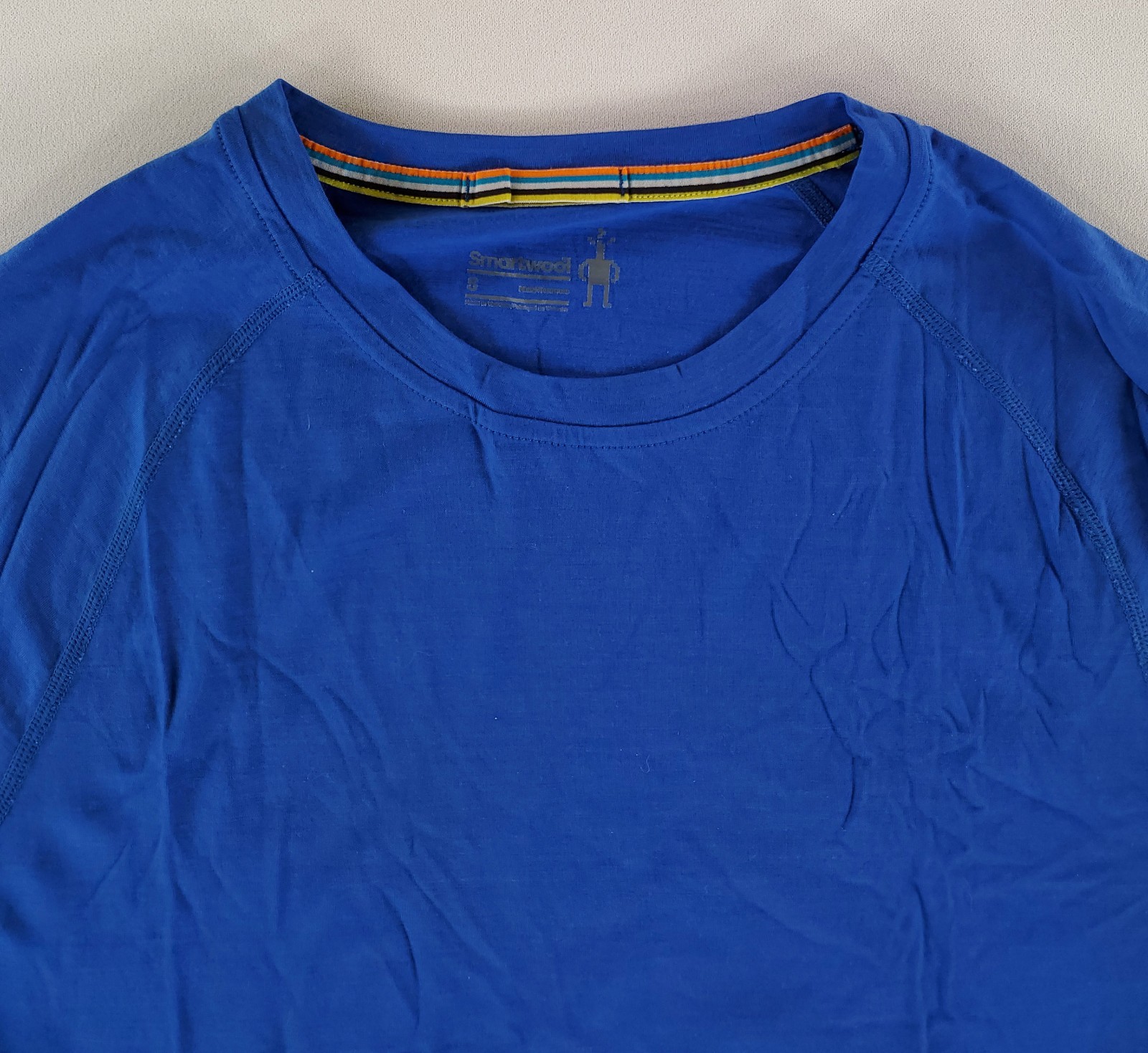 Smartwool Performance Merino T Shirt Short Sleeve Wool Nylon Blend Blue Mens S gallery