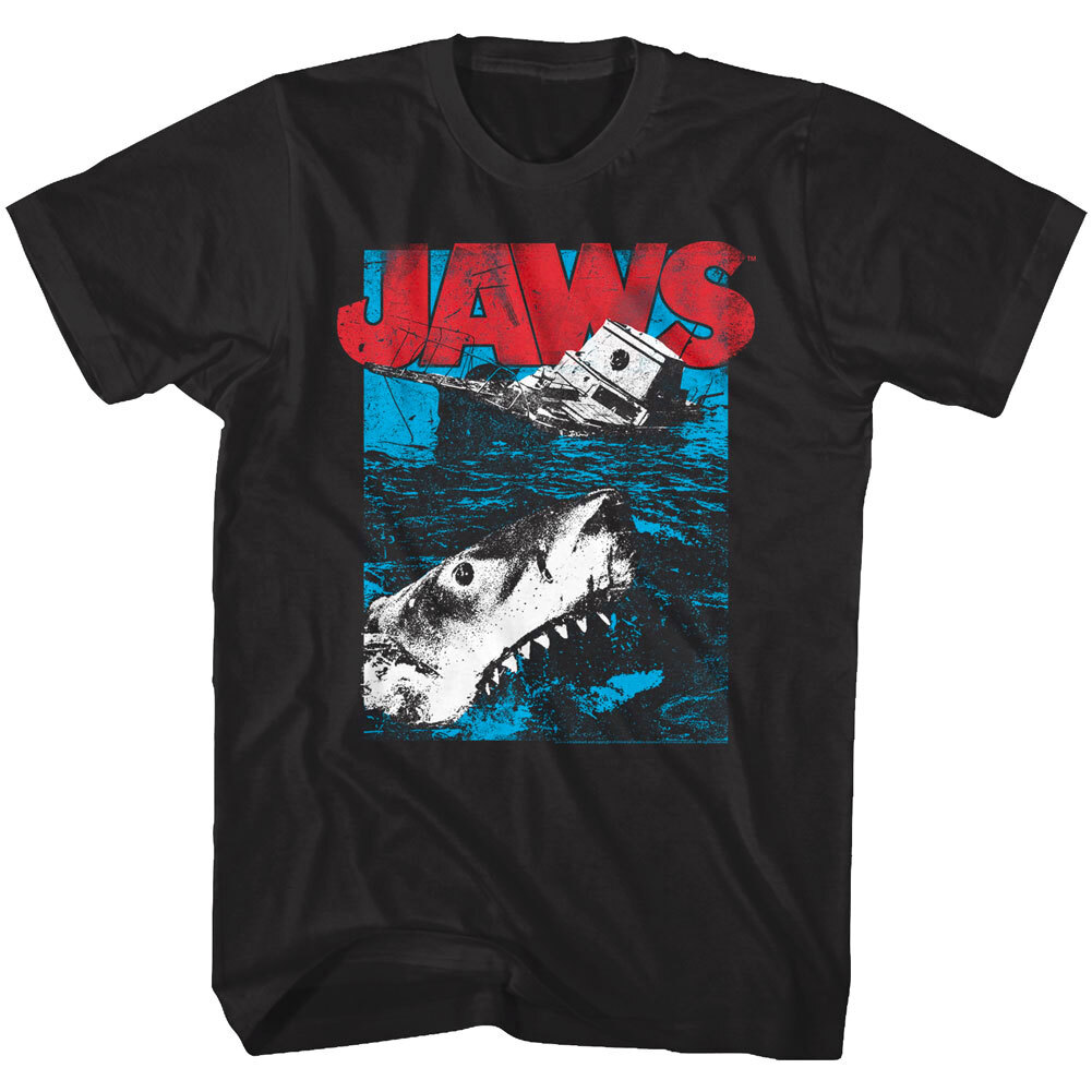 Jaws Great White Shark Attack Men's T Shirt gallery