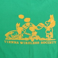 Vintage 80s 90s Amateur Radio Wireless Society T shirt Medium Single Stitch USA