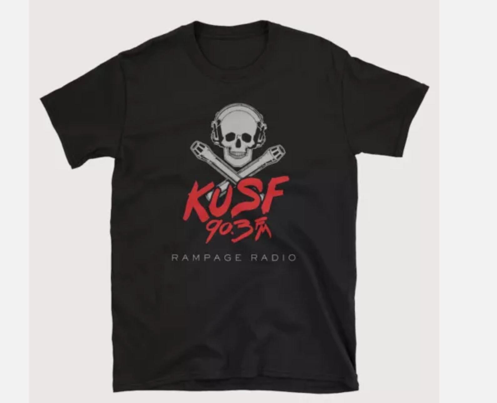 NEW KUSF 90.3 FM RADIO ROCK STATION LOGO UNISEX T-SHIRT FUNNY TEE USA SIZE S-5XL gallery