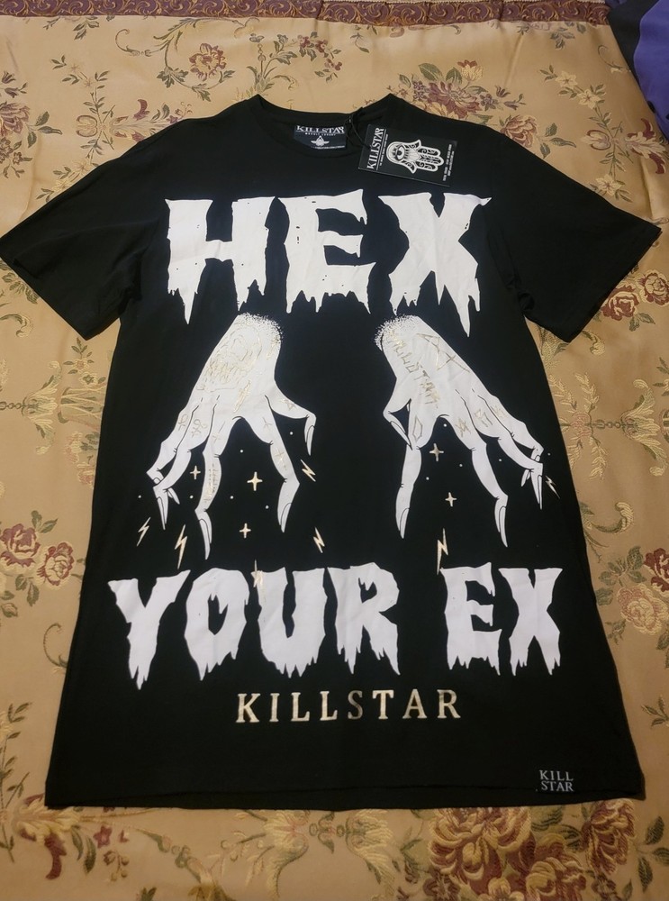 Killstar HEX YOUR EX Witch Voodoo Hands SPELL XL RARE HARD TO FIND UNISEX NEW