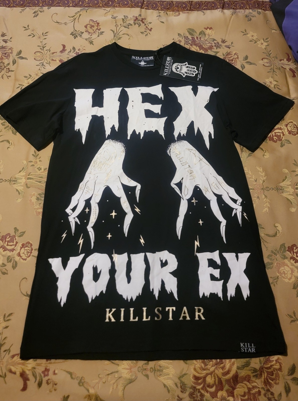 Killstar HEX YOUR EX Witch Voodoo Hands SPELL XL RARE HARD TO FIND UNISEX NEW