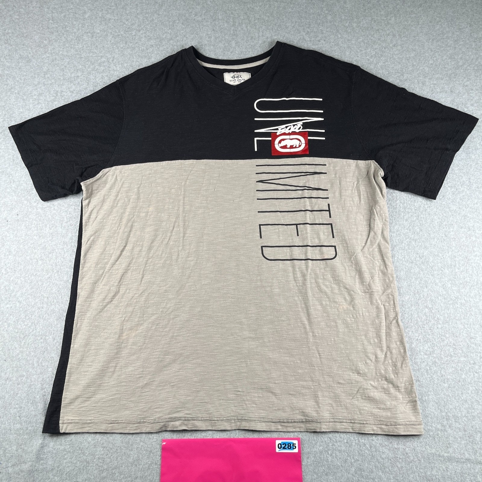 ECKO UNLTD Black Gray 2Tone Gray Black 3XB T Shirt Mens gallery
