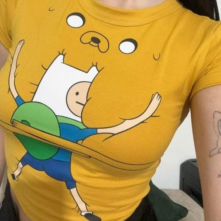 Finn and Jake cartoon Graphic Unisex T-Shirt S-5XL gallery