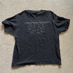 Einsturzende Neubauten Winter Solstice 1998 Tour Shirt XL