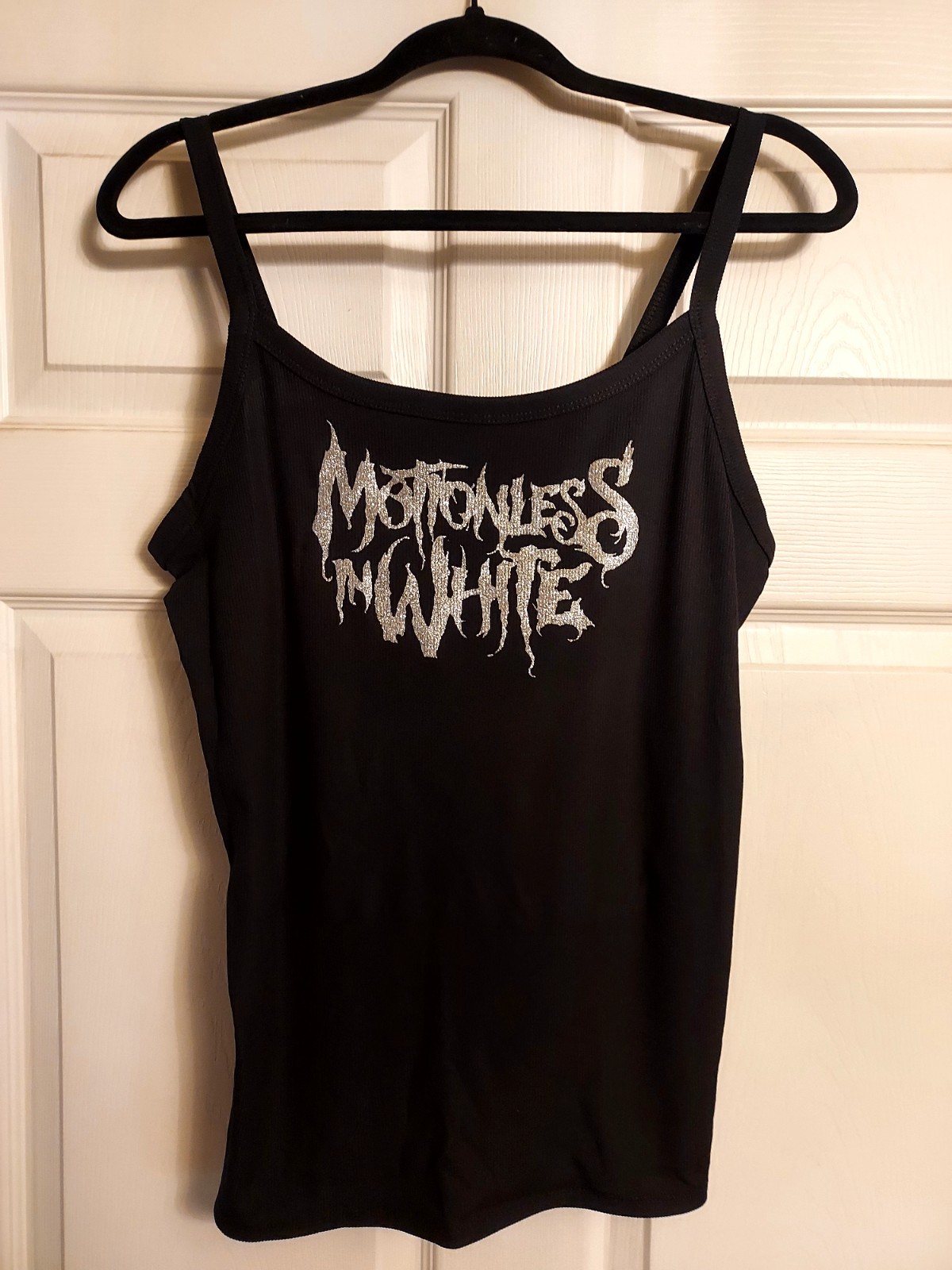 Motionless in white Tank top Silver Glitter Logo motionless in white Shirt Crop gallery