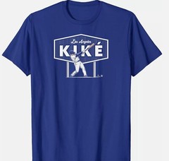 Kike Hernandez – L.A. Kike – Los Angeles Baseball T-Shirt Made in the USA