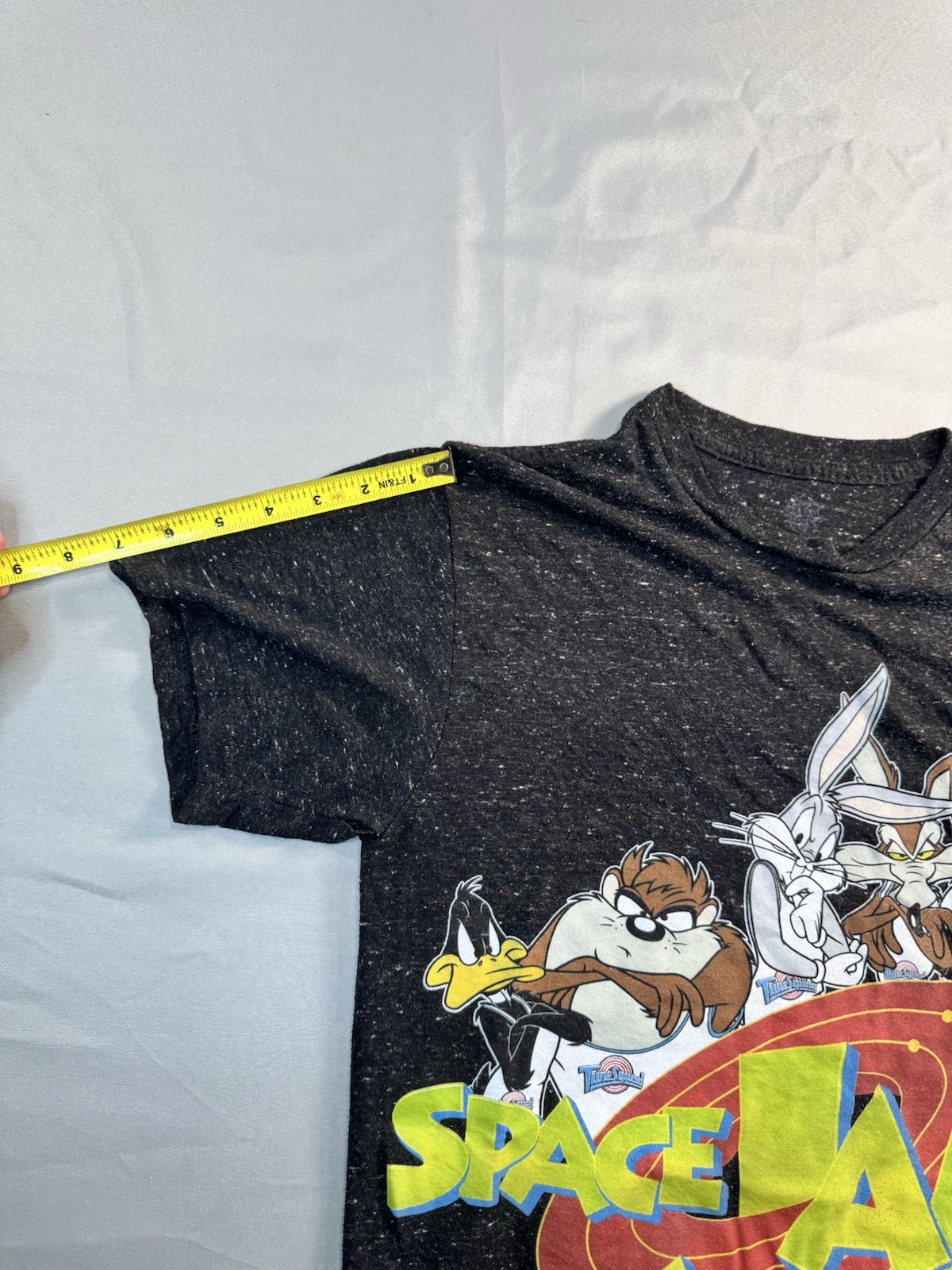 Vintage 90's Space Jam Tshirt Black Size Small S Looney Tunes gallery