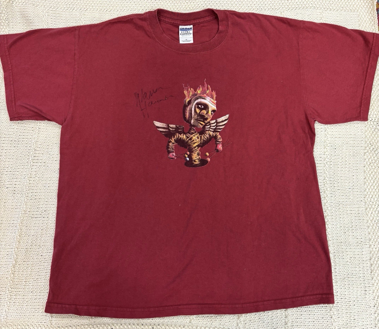 Govt Mule Vintage Warren Haynes Signed T-shirt Size XL gallery