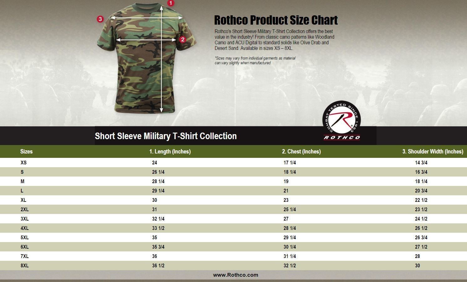 Rothco Quick Dry Moisture Wicking Polyester T-Shirt (Choose Sizes) gallery