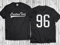 Baseball Custom Name and Number Team T-Shirts Matching Baseball Softball Sports