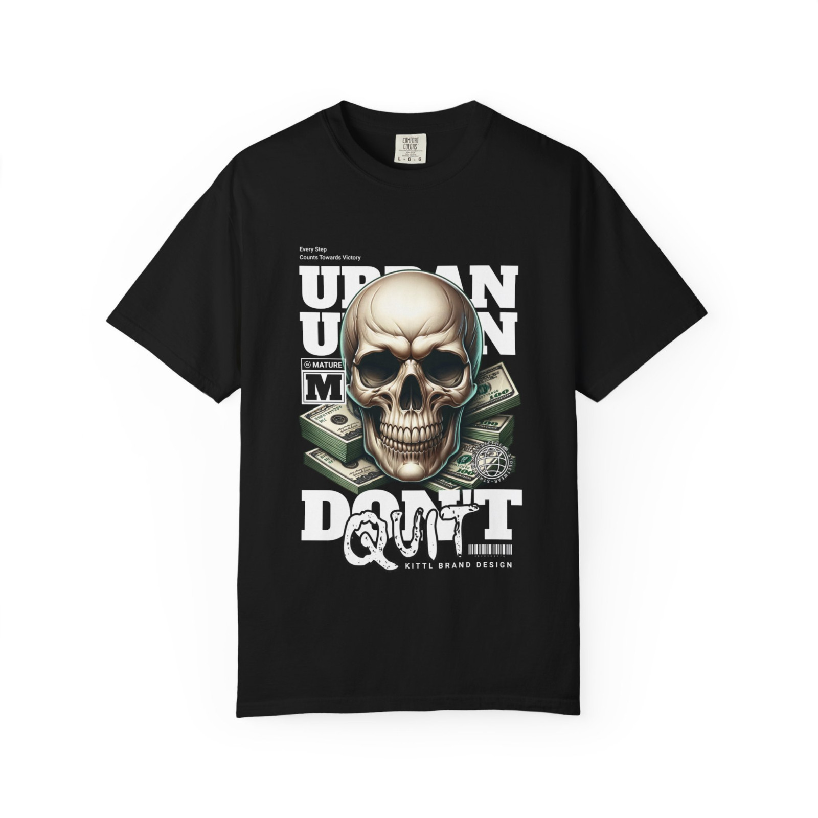 Don't Quit Graphic Tee, Comfort Colors T Shirt, Unisex Streetwear Tee gallery