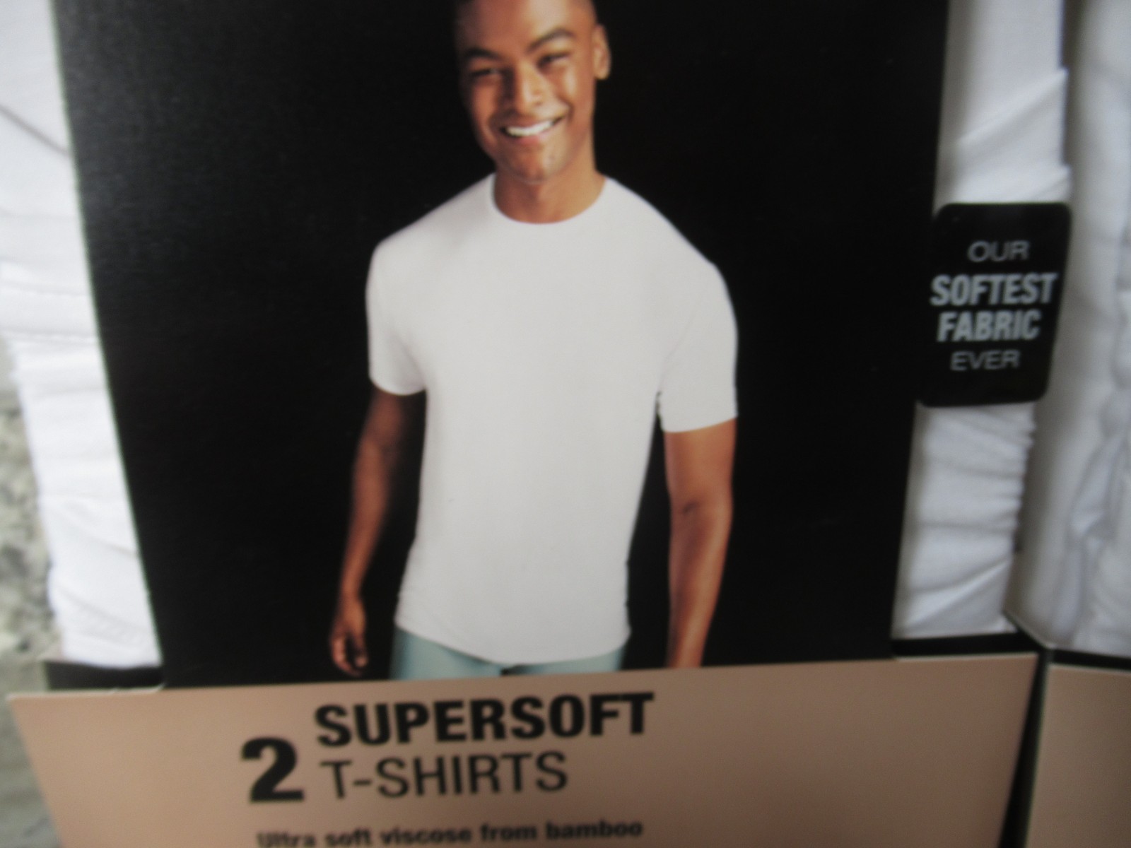 Hanes White T Shirts XL Tagless 4 Total Softest Fabric Supersoft Slim Modern Fit gallery