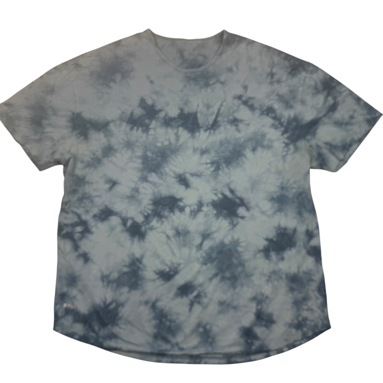 BYLT Men's Drop Cut 100% Cotton S/S T-Shirt Blue Tie Dye • 2XL gallery