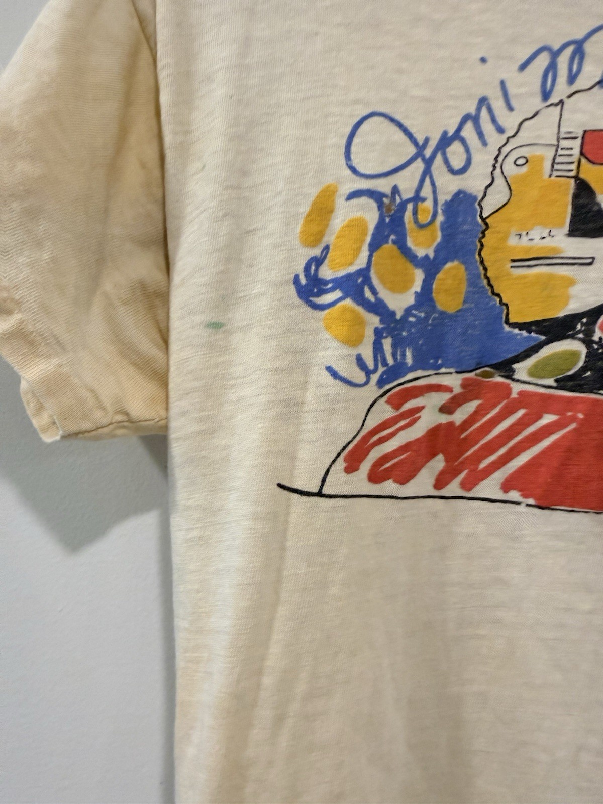 Vintage 1979 Joni Mitchell Summer Tour Concert Tee Mingus Original gallery