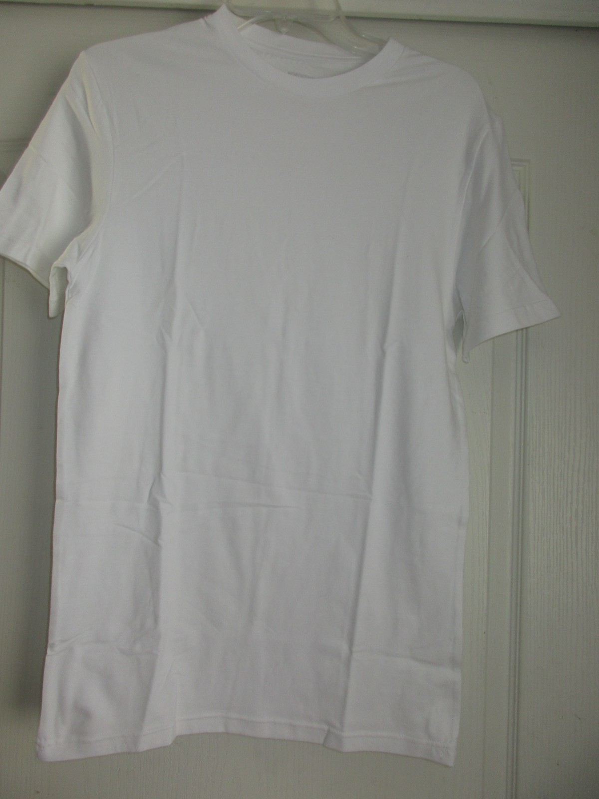 Nordstrom Crewneck Trim Fit Cotton & Spandex Men T-Shirt White S U70.2SL gallery