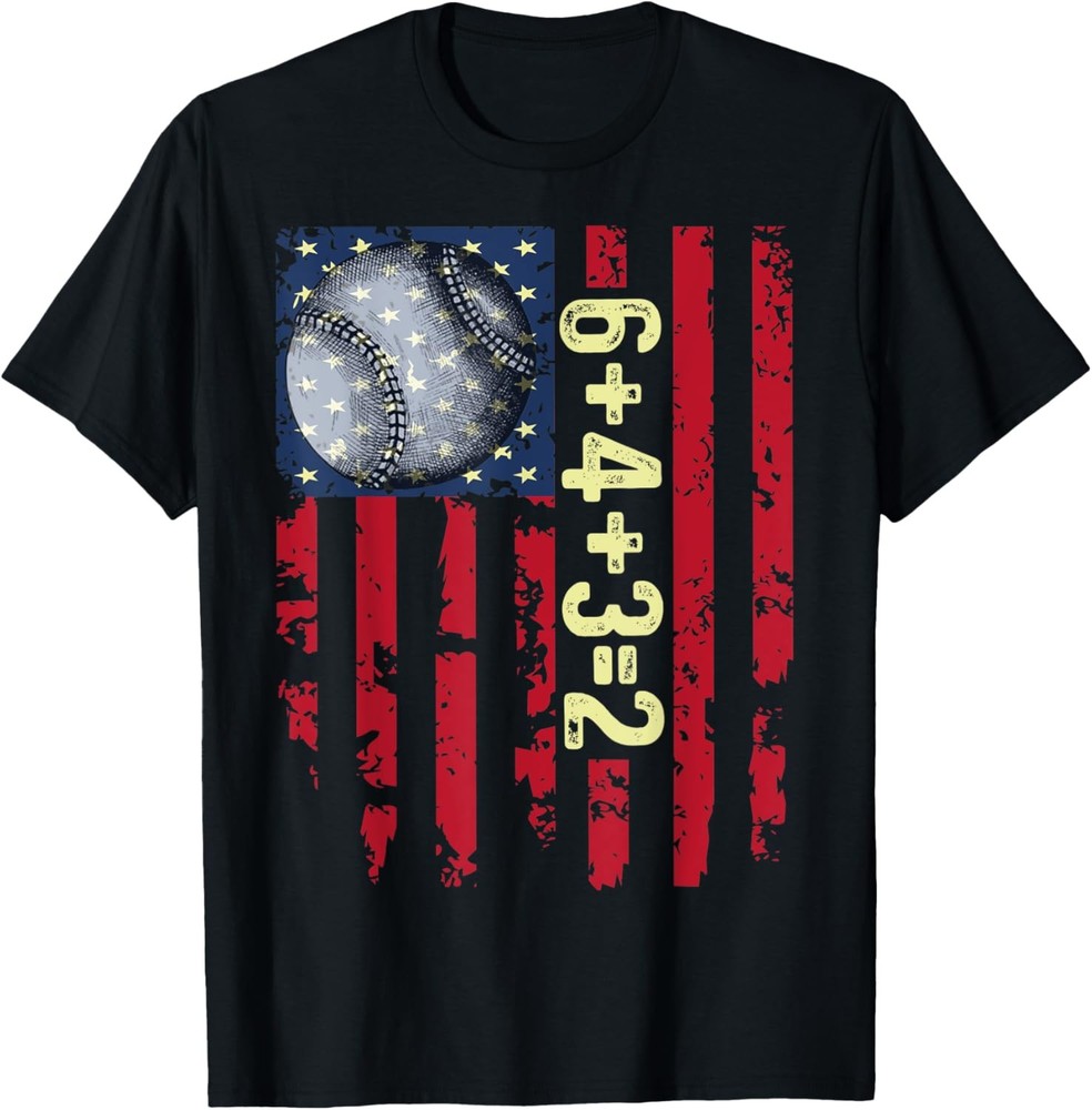 Double Play Baseball Player Tee Baseball Saying T-Shirt