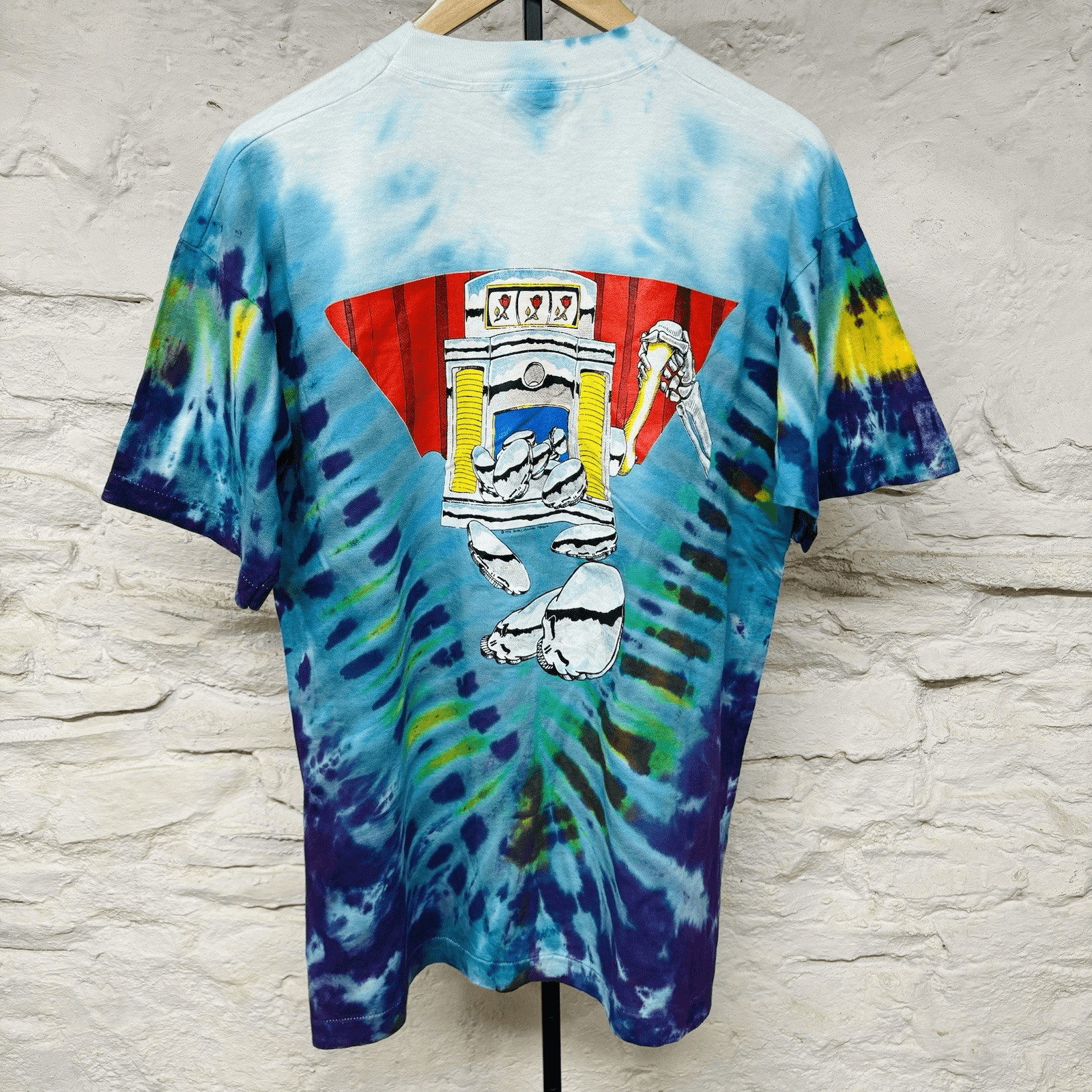 New Unworn Vtg Grateful Dead Las Vegas Band T Shirt Ripple Junction 90s Tie Dye gallery