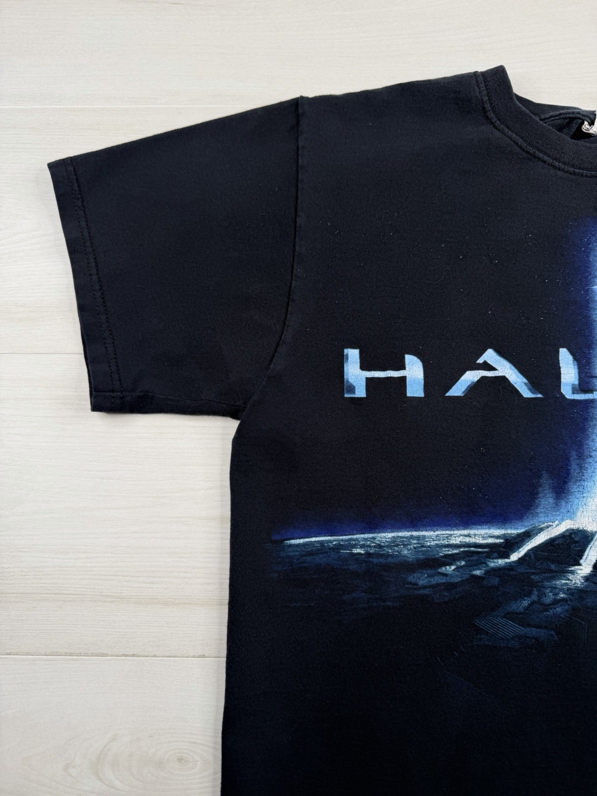 Jerzees Halo 4 Video Game Promo Shirt Black 2012 Xbox Master Chief Mens Medium gallery