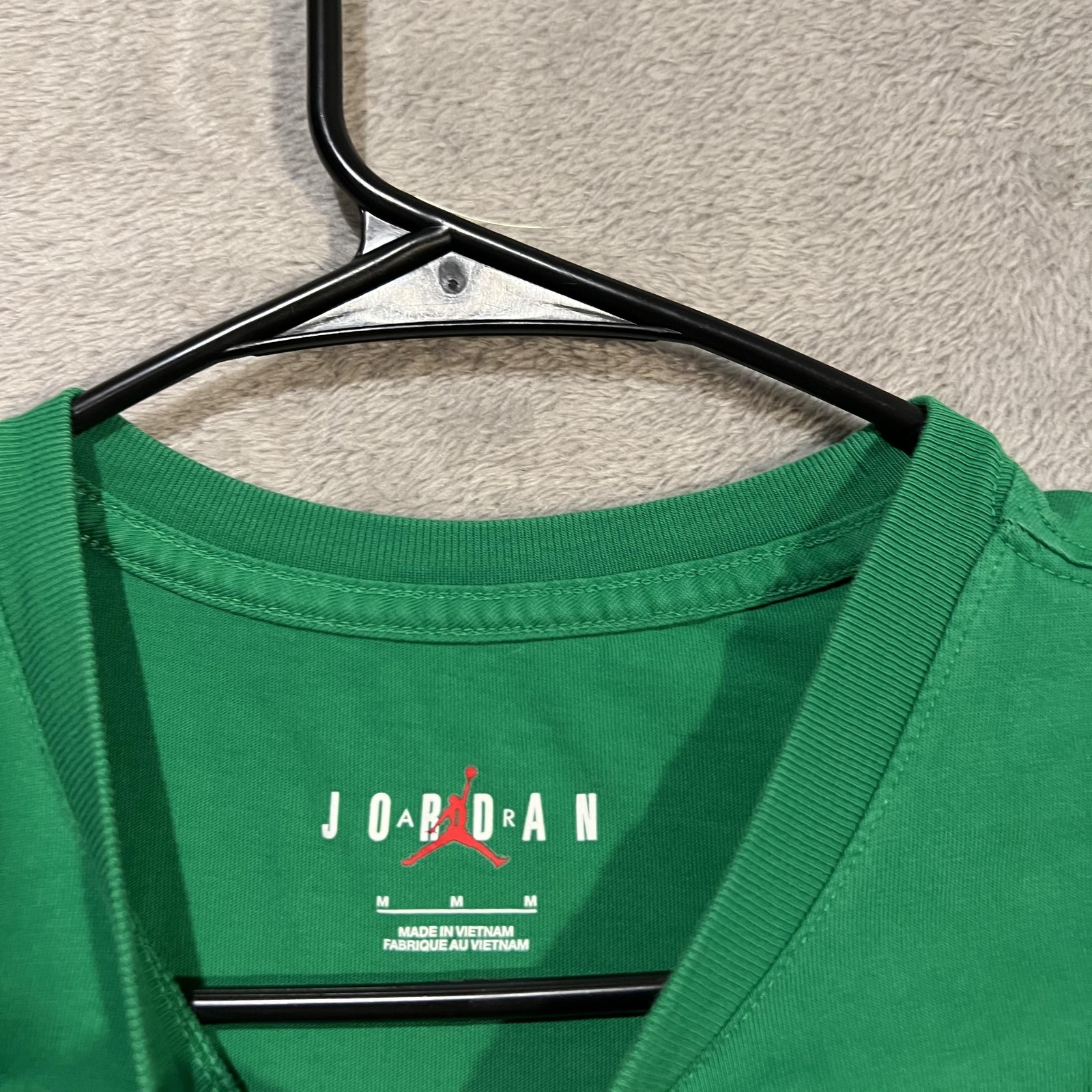 Jordan Shirt Mens Medium Green Jumpman JORDAN Graphic Tee T-Shirt Basketball gallery