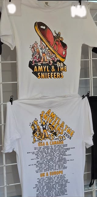 Amyl and the Sniffers Tour Shirt 2026 Tee New, reprinted, 2 sides gallery