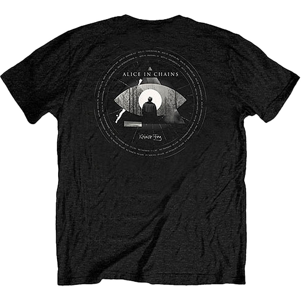 Men's Alice In Chains Fog Mountain T-shirt XX-Large Black gallery