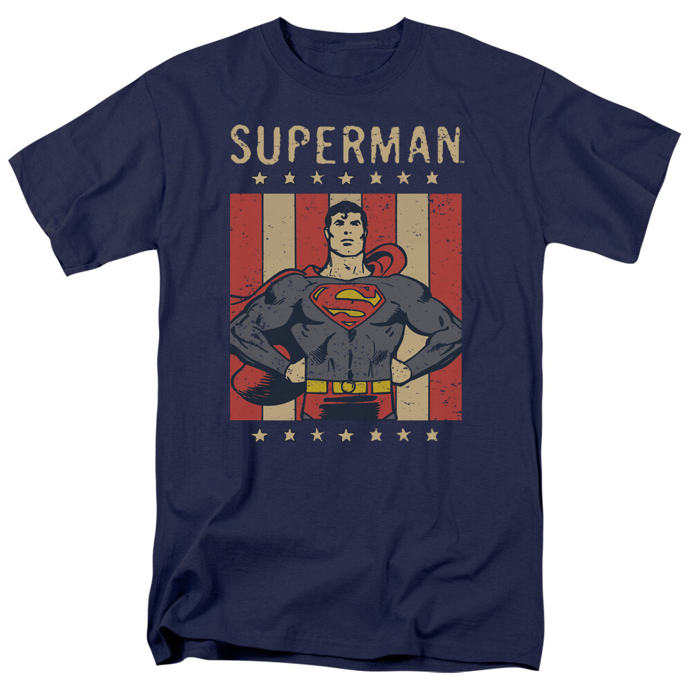 Superman "Retro Liberty" T-Shirt - Regular or Tank - to 5X gallery