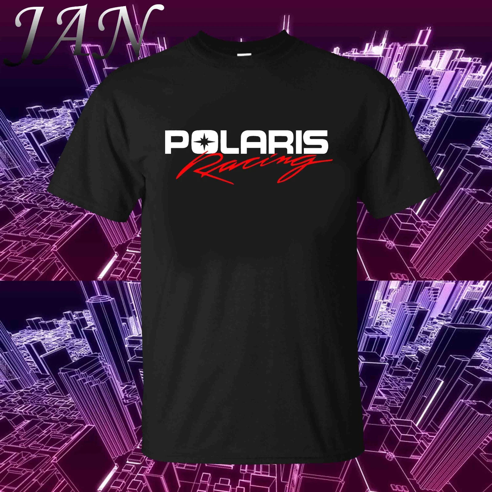 Polaris Logo T-Shirt High-Quality American Tee for Men All Sizes S-5XL Racing gallery