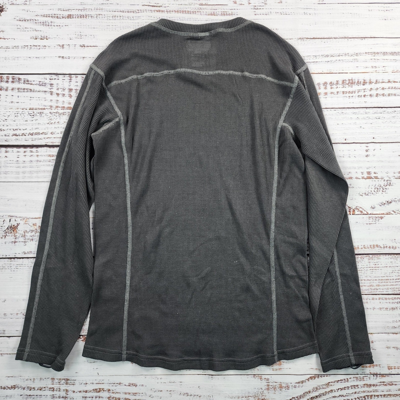 Carhartt Force MBL113 Shadow Gray Waffle Knit Thermal Base Layer Mens Medium M gallery