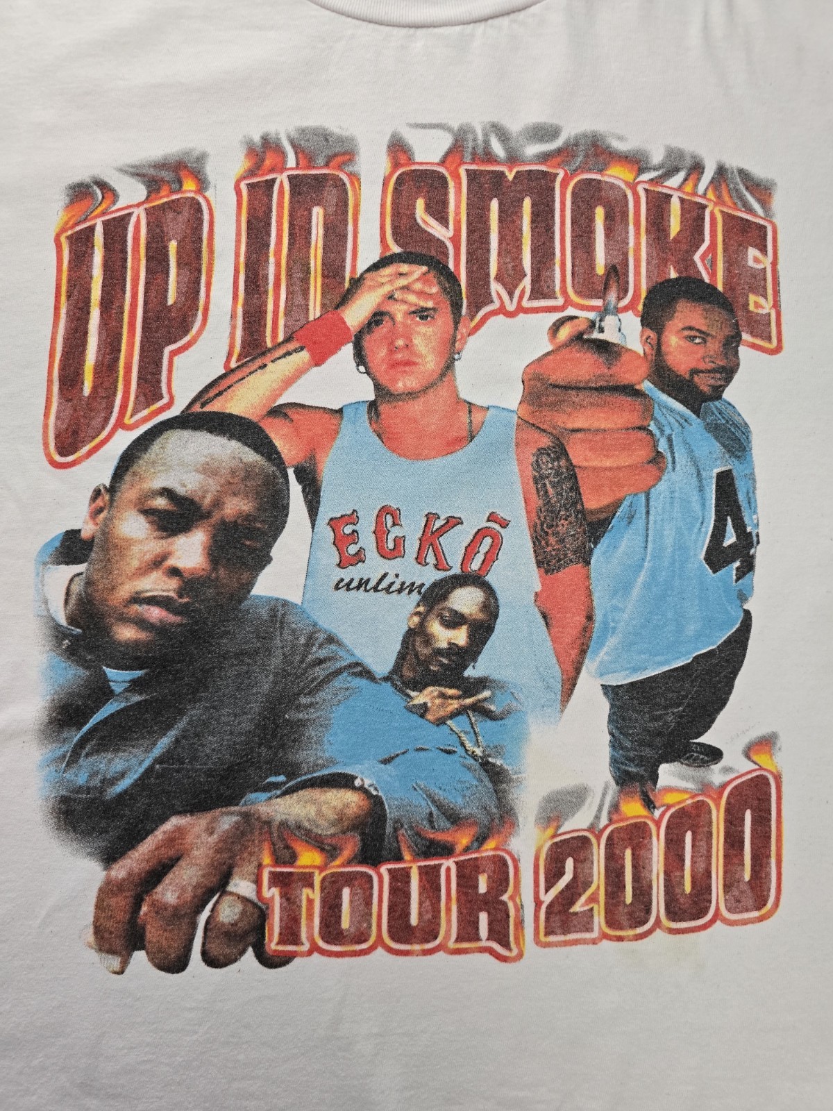 Vtg Authentic Up In Smoke Tour 2000 T-Shirt XL *Has Damage Read Description* gallery