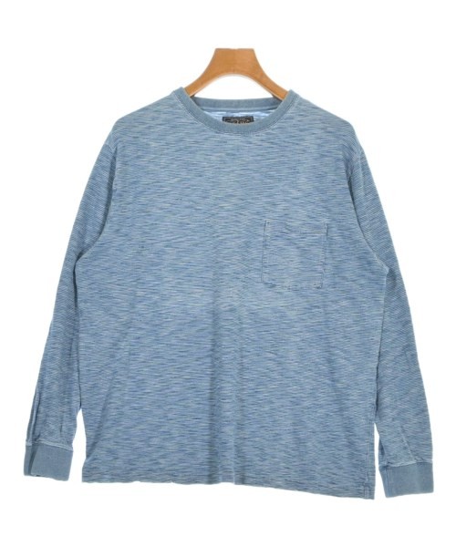 BEAMS PLUS T-shirts/Cut & Sewns BluexWhite(Border) XL 2200689662041