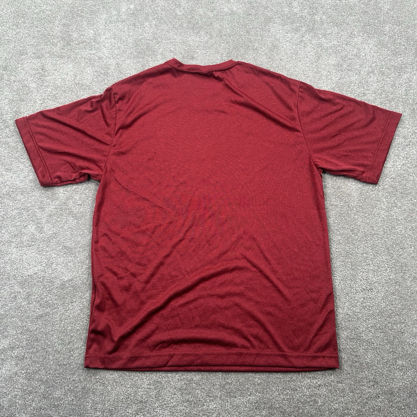Sport-Tek Adult T Shirt Size Small Dark Red Short Sleeves Activewear gallery