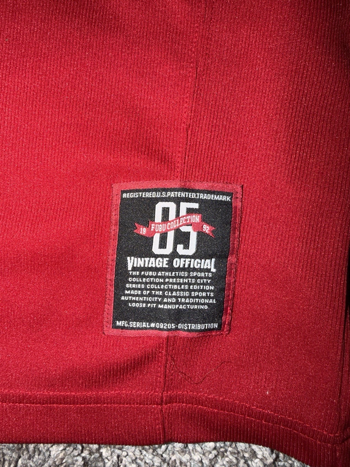 RARE Y2K FUBU OFFICIAL 05 LONG SLEEVE JERSEY Embroidery Hip Hop gallery