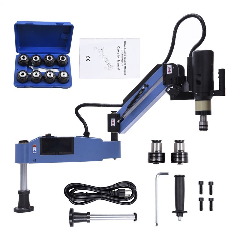 M4-M24 Universal Electric Tapping Machine 360° Flexible Arm With Collets New—