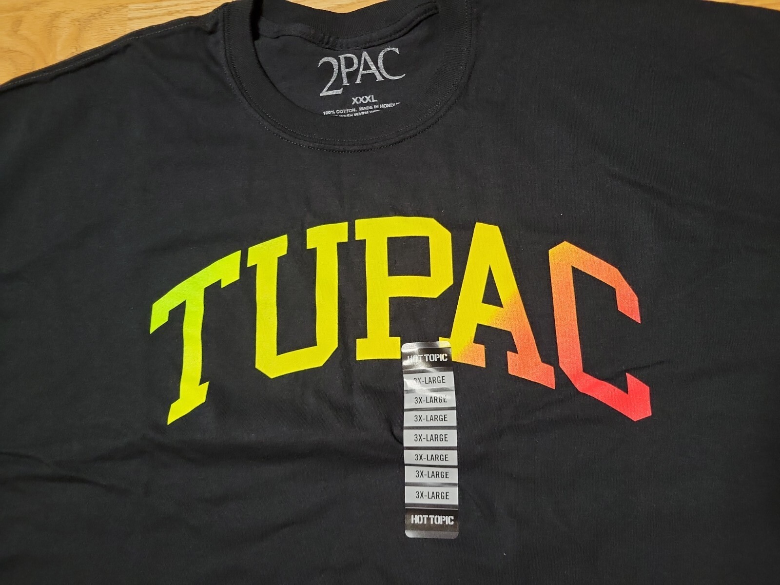 Tupac Spell Out Long Sleeve T-Shirt Sixe 3XL Black If You Can Make It Through gallery