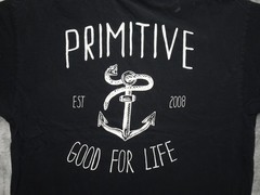 Primitive Apparel Snake Anchor T-Shirt Black Graphic Tee Men XL Good for Life