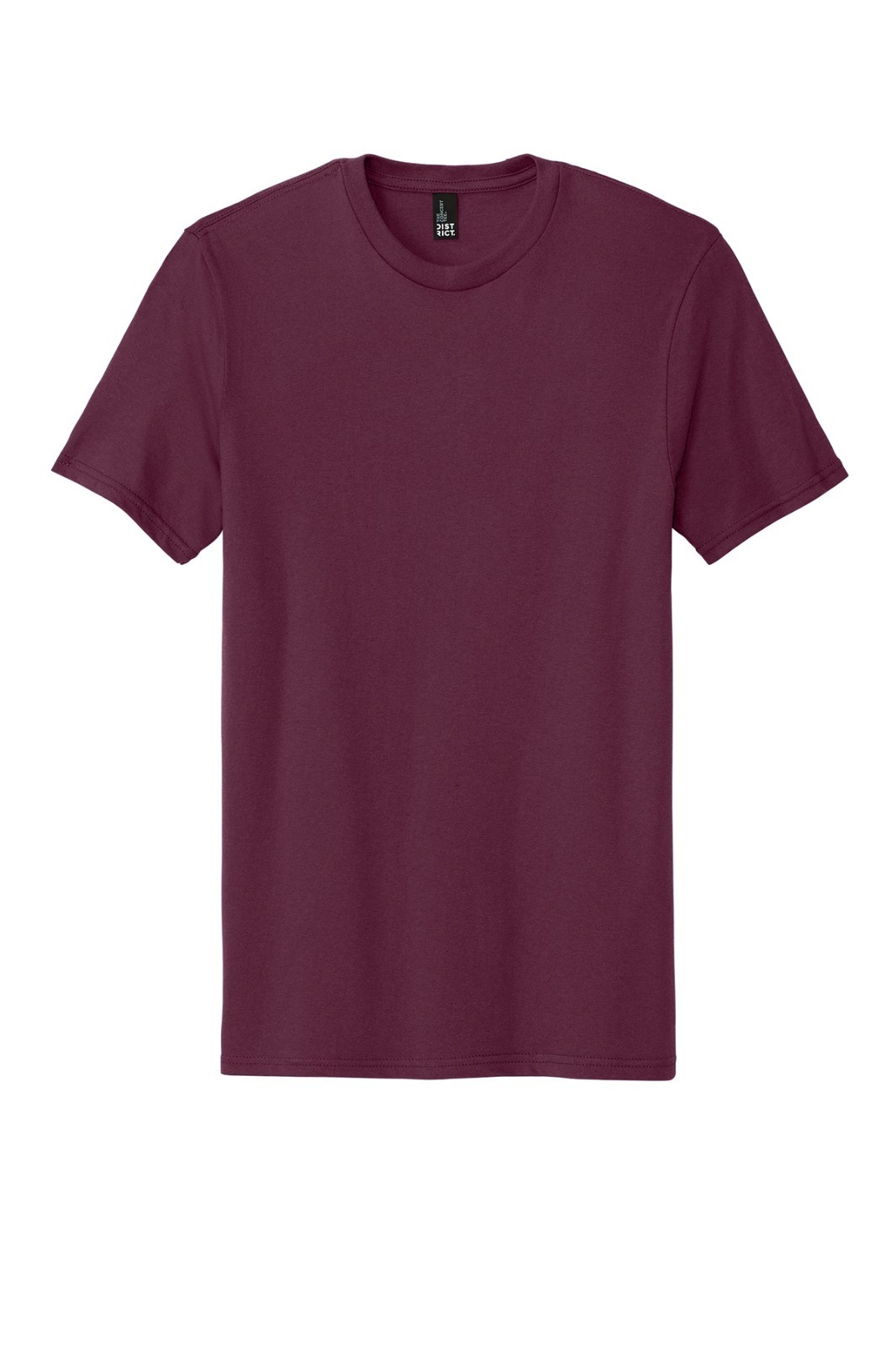 District The Concert Tee DT5000 Maroon M gallery