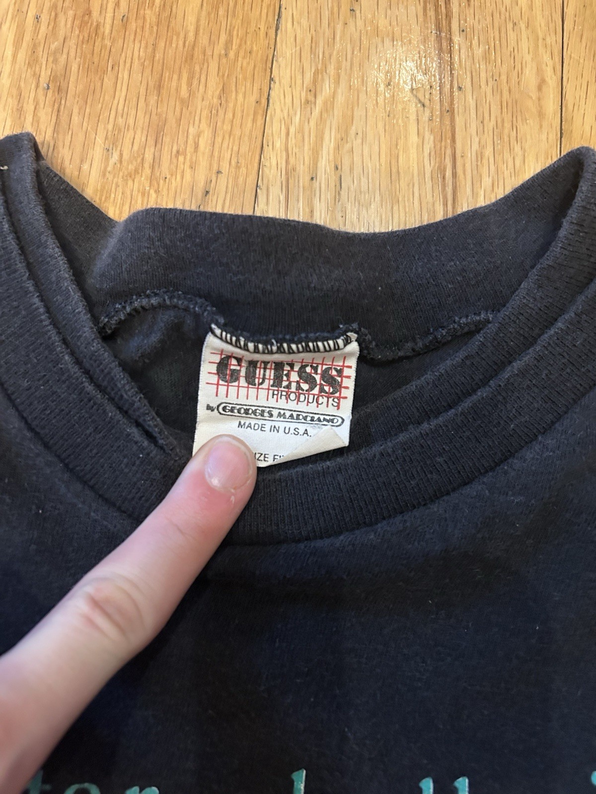 Vintage 1989 Guess Long sleeve Shirt One Size Fits All gallery