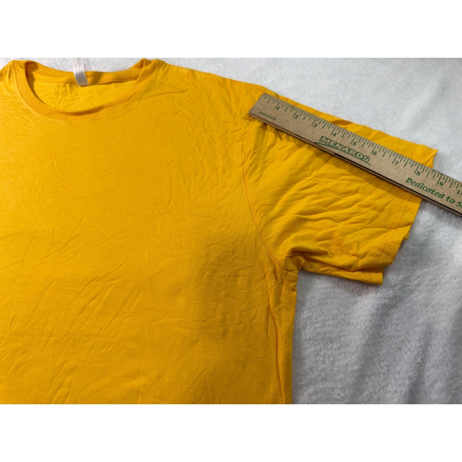Royal Avalon Sun-Ray UV Protection Bamboo Blend T-Shirt Mens Large Yellow Solid gallery