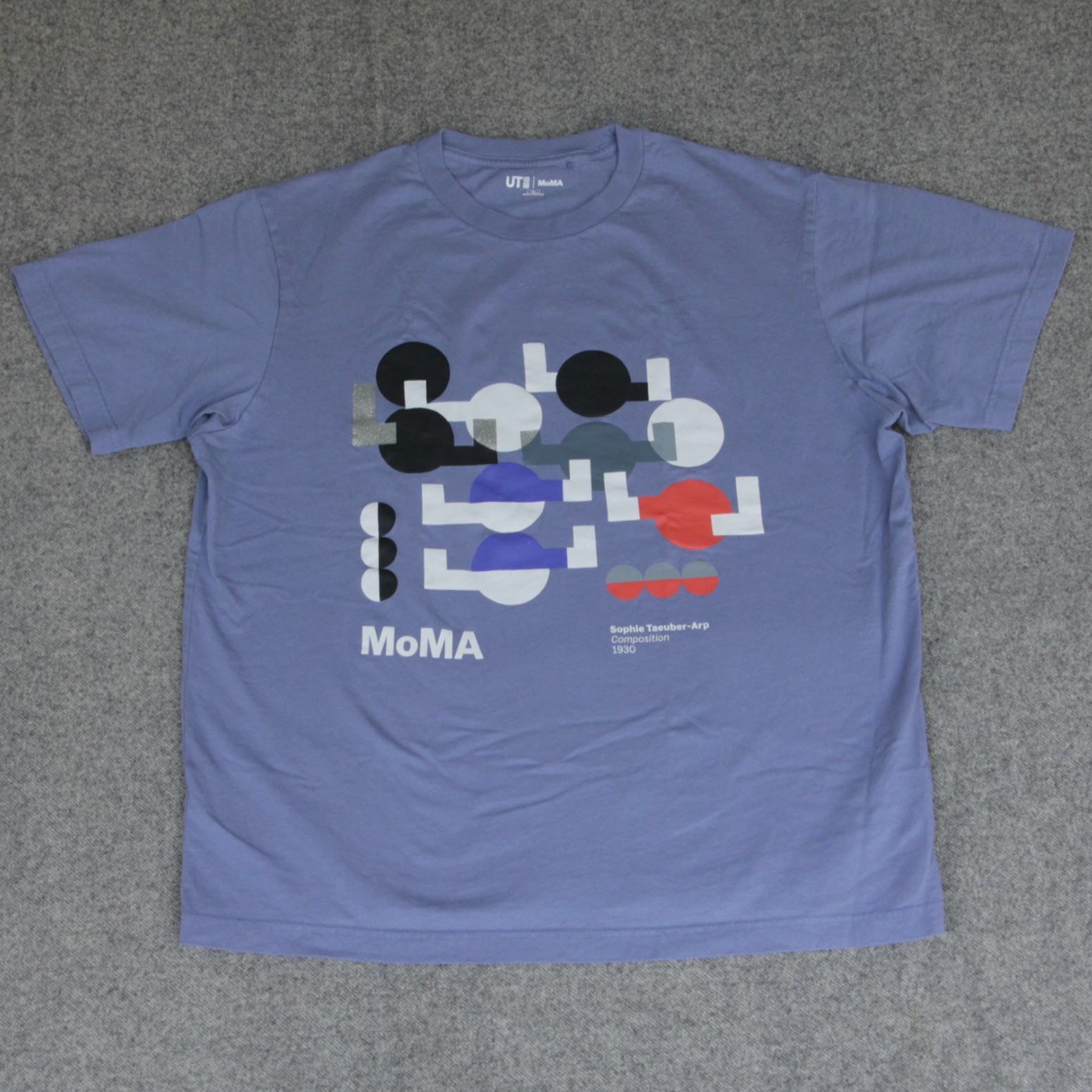 Uniqlo UT Sophie Taeuber-Arp T Shirt XL MoMA Museum Dada Abstract Art Artist Tee gallery