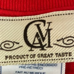 Cavi Mens Red Graphic Tee Shirt Eagle Crest Chevron Stripes 4XL Oversized
