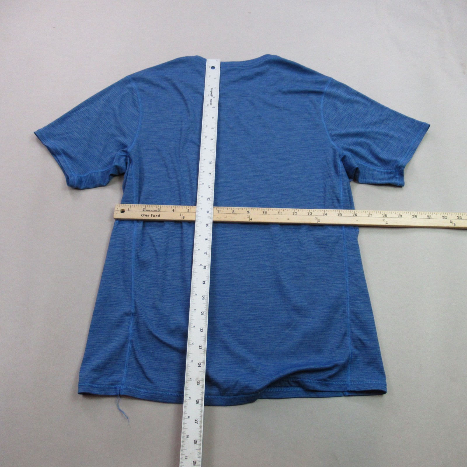 Patagonia Shirt Mens Medium Short Sleeve Blue Crew Neck Casual Outdoors gallery