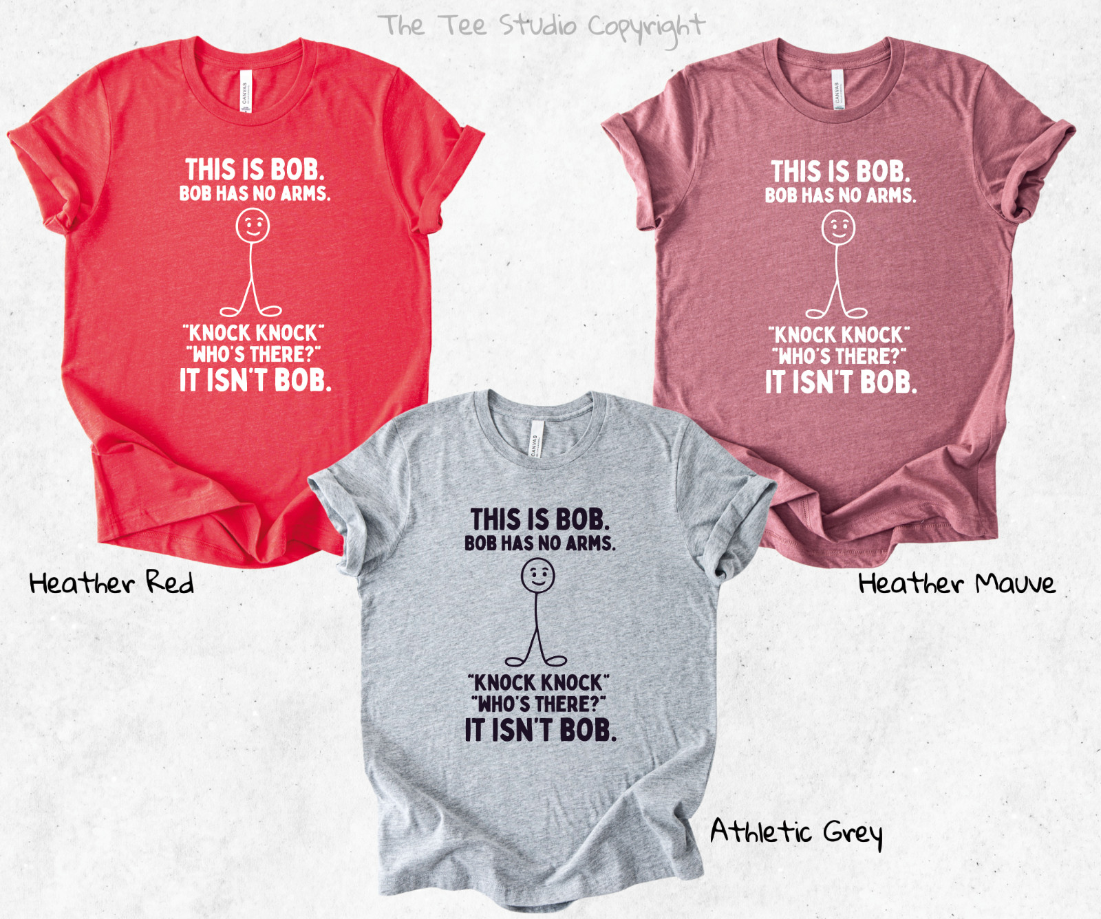 Silly Funny This Is Bob. Bob Has No Arms T-shirt Sarcastic Gifts Funny Shirt gallery