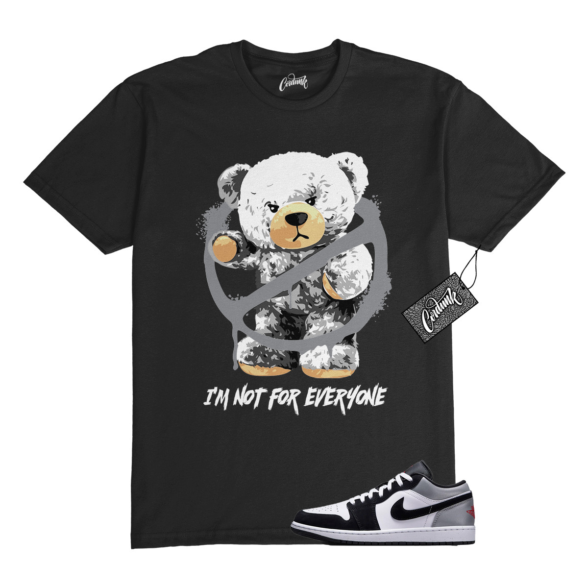 1 Black Matte Silver White Fire Red T Shirt Match NOT gallery