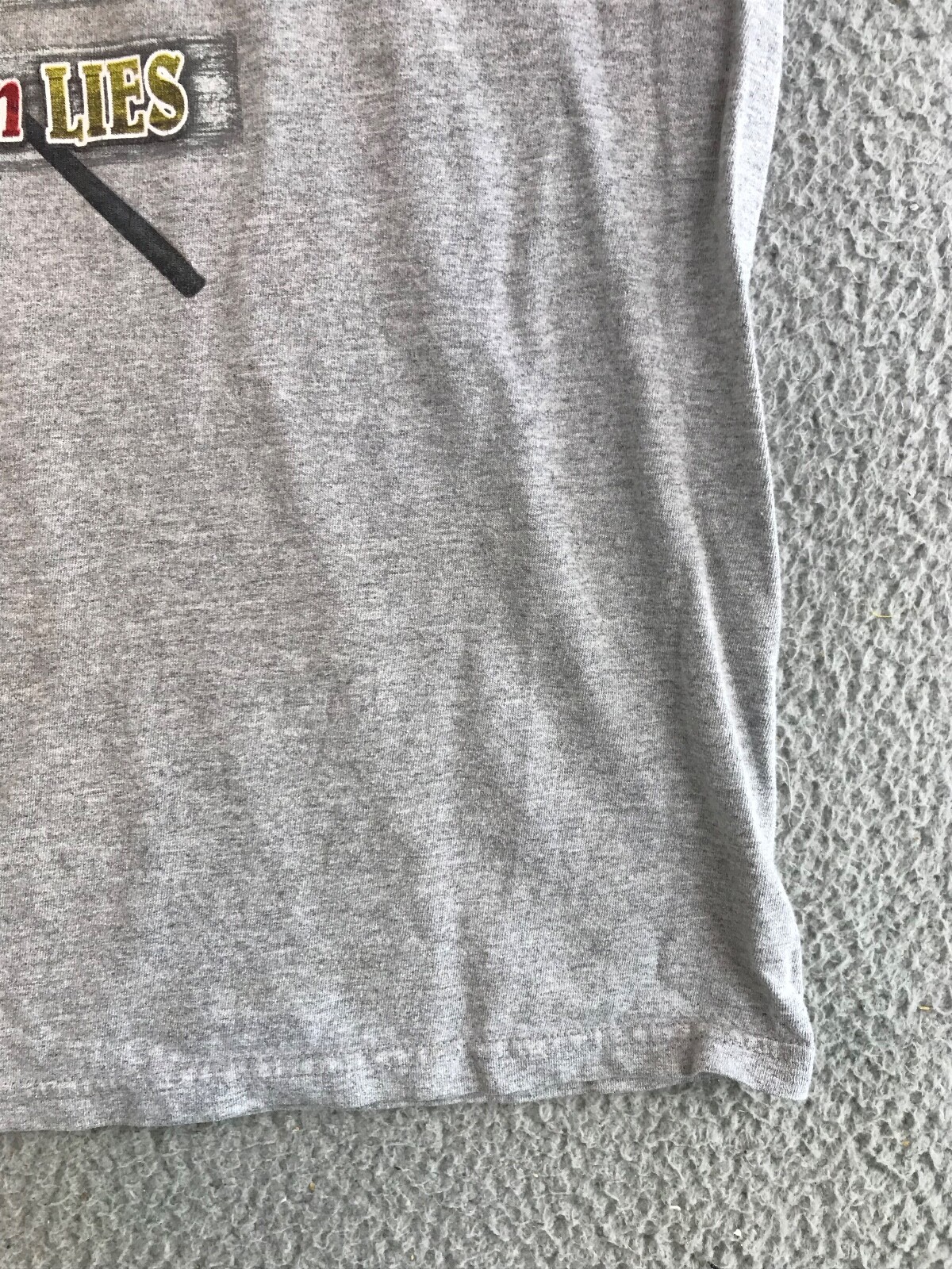 Lifestyles Legends Shirt Men's XL Gray Fishing Rules Graphic Tee Short Sleeve gallery